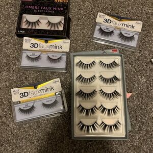 3D Faux Mink Black False Eyelashes - Multi-Pack